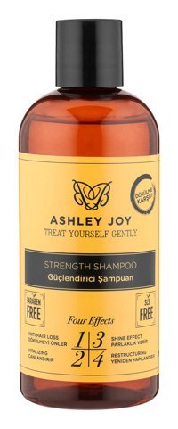 Ashley Joy Güçlendirici Düz Saçlar İçin Kremsiz Şampuan Unisex Şampuanı 400 ml