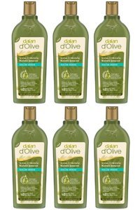 Dalan Dolive Hacim Veren Düz Saçlar İçin Kremsiz Şampuan Unisex Şampuanı 6x400 ml