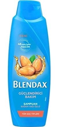 Blendax Onarıcı Düz Saçlar İçin Badem Yağı Kremsiz Şampuan Unisex Şampuanı 6x470 ml