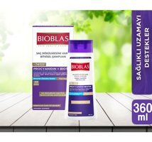 Bioblas Anti-Stress Saç Dökülmesine Karşı Düz Saçlar İçin Sülfatsız Keratin Parabensiz Kremsiz Şampuan Unisex Şampuanı 360 ml
