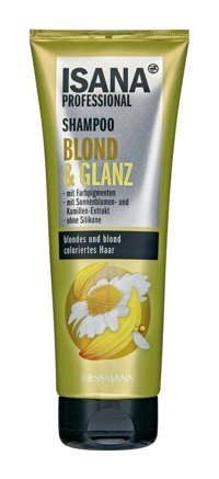 Isana Professional Blond Boyalı Düz Saçlar İçin Kremsiz Şampuan Unisex Şampuanı 250 ml