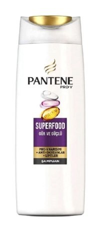 Pantene Süperfood Güçlendirici Arındırıcı Düz Saçlar İçin Kremsiz Şampuan Unisex Şampuanı 350 ml
