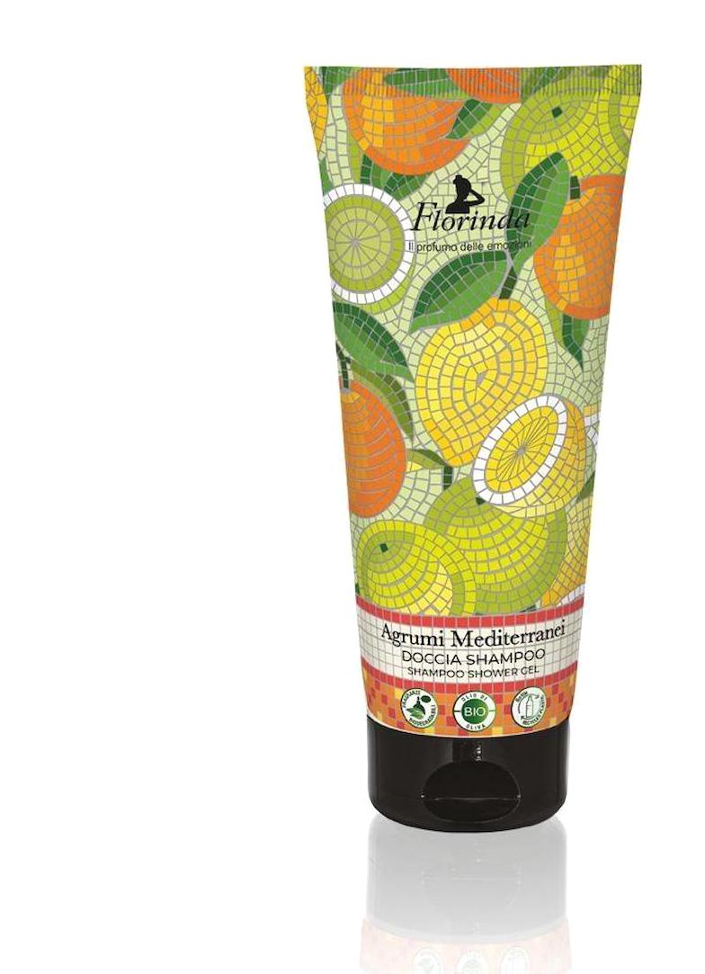 Florinda Agrumi Mediterranei Onarıcı Düz Saçlar İçin Narenciye Kremsiz Şampuan Unisex Şampuanı 200 ml