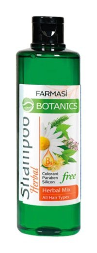 Farmasi Botanics Herbal Mix Onarıcı Düz Saçlar İçin Kremsiz Şampuan Unisex Şampuanı 500 ml