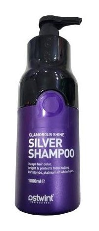 Ostwint Silver Düz Saçlar İçin Kremsiz Şampuan Unisex Şampuanı 1000 ml