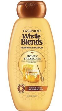 Garnier Whole Blends Onarıcı Düz Saçlar İçin Bal Kremsiz Şampuan Unisex Şampuanı 650 ml