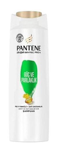 Pantene Güç ve Parlaklık Güçlendirici Arındırıcı Düz Saçlar İçin Kremsiz Şampuan Unisex Şampuanı 2x350 ml