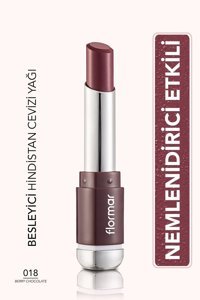 Flormar 018 Berry Chocolate Kahverengi Saten Lipstick Ruj