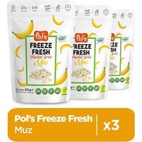 Pol's Şekersiz Çekirdeksiz Muz 3x20 gr