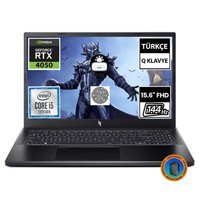 Acer Nitro V 15 ANV15-51-54UY NH.QNBEY.001A7 Harici GeForce RTX 4050 Intel Core i5 13420H 16 GB DDR5 1 TB - 1 TB SSD 15.6 inç FHD Freedos Gaming Laptop CNT0 Çanta