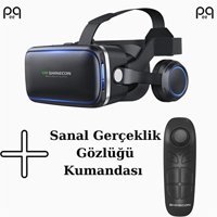 Peeq SC-G04E 3D Kumandalı 4.7-6.53 inç Bluetooth Sanal Gerçeklik Gözlükleri