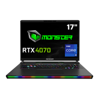 Monster SEMRUK S7 V9.2.2 Harici GeForce RTX 4070 Intel Core i9 13950HX 64 GB DDR5 2 TB SSD 17 inç QHD Freedos Gaming Laptop