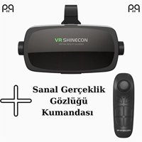 Peeq SC-G07E 3D Kumandalı 4.7-6.53 inç Bluetooth 96 °C Sanal Gerçeklik Gözlükleri