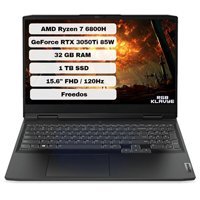 Lenovo Ideapad Gaming 3 15ARH7 82SB00NWTX32 Harici GeForce RTX 3050 AMD Ryzen 7 6800H 32 GB DDR5 1 TB SSD 15.6 inç FHD Freedos Gaming Laptop