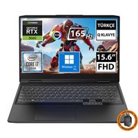 Lenovo Ideapad 3 82S900TWTX13 Harici GeForce RTX 3060 Intel Core i7 12700H 32 GB DDR5 512 GB SSD 15.6 inç FHD Windows 11 Pro Gaming Laptop CNT014 Çanta
