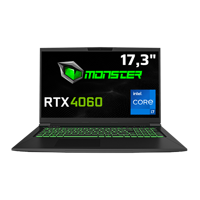 Monster Tulpar T7 V20.8.3 Harici GeForce RTX 4060 Intel Core i7 12700H 16 GB DDR5 500 GB SSD 17.3 inç FHD Windows 11 Home Gaming Laptop