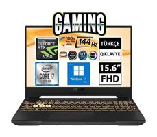 Asus TUF Gaming F15 FX507ZC4-HN009A9 Harici GeForce RTX 3050 Intel Core i7 12700H 16 GB DDR5 512 GB SSD 15.6 inç FHD Windows 11 Pro Gaming Laptop