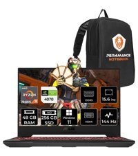 Asus TUF Gaming A15 LP041 Harici GeForce RTX 4070 AMD Ryzen 9 7940HS 48 GB DDR5 256 GB SSD 15.6 inç FHD Windows 11 Home Gaming Laptop PER4 ÇANTA