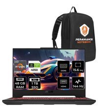 Asus TUF Gaming A15 LP053 Harici GeForce RTX 4050 AMD Ryzen 7 7735HS 48 GB DDR5 1 TB SSD 15.6 inç FHD Freedos Gaming Laptop PER4 ÇANTA