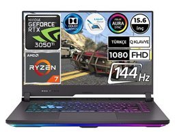 Asus ROG Strix G15 G513IE-HN065A4 Harici GeForce RTX 3050 AMD Ryzen 7 4800H 32 GB DDR5 1 TB SSD 15.6 inç FHD Freedos Gaming Laptop