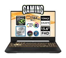 Asus TUF Gaming F15 FX507ZC4-HN009A3 Harici GeForce RTX 3050 Intel Core i7 12700H 32 GB DDR5 512 GB SSD 15.6 inç FHD Freedos Gaming Laptop