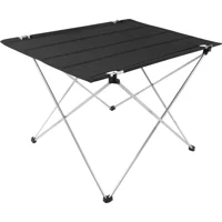 Best Choice Adventures 74x53 cm Çantalı Dikdörtgen Polyester Katlanır Kamp Masası Siyah