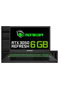 Monster Abra A5 V21.1.7 Harici GeForce RTX 3050 Intel Core i5 12450H 8 GB DDR5 500 GB SSD 15.6 inç FHD Windows 11 Gaming Laptop