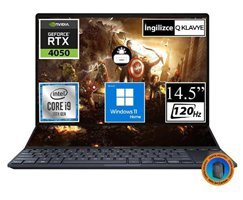 Asus ZENBOOK PRO 14 DUO UX8402VU-AS96T00TT01 Harici GeForce RTX 4050 Intel Core i9 13900H 32 GB DDR4 2 TB SSD 14.5 inç FHD Windows 11 Home Gaming Laptop CNT002 Çanta