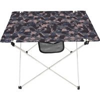 Famebag 73x53 cm Çantalı Dikdörtgen Kumaş Katlanır Kamp Masası Kamuflaj