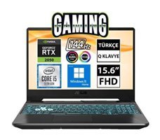 Asus TUF Gaming F15 FX506HF-HN028W05 Harici GeForce RTX 2050 Intel Core i5 11400H 16 GB DDR5 1 TB - 512 GB SSD 15.6 inç FHD Windows 11 Home Gaming Laptop