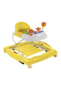 Baby Hope 212A Royal 4 Tekerlekli Oyuncaklı Sallanan Müzikli Örümcek Yürüteç Sarı