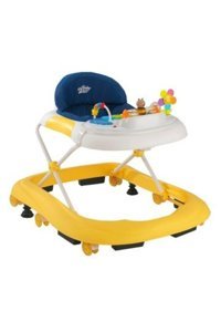 Baby2Go 2083 Lüks 6 Tekerlekli 3 Kademeli Oyuncaklı Müzikli Örümcek Yürüteç Lacivert