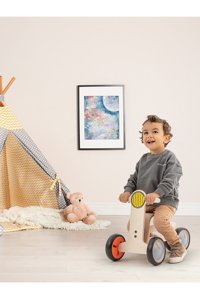 Mamatoyz Tribike 4 Tekerlekli 2 Kademeli İlk Adım Yürüteç Kahverengi