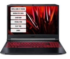 Acer AN515-57 NH.QELEY.00A-10 Harici GeForce RTX 3050 Intel Core i7 11600H 24 GB DDR4 1 TB SSD 15.6 inç FHD Linux Gaming Laptop