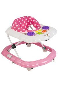 Jimmybaby Comfort 6 Tekerlekli Oyuncaklı Örümcek Yürüteç Siyah
