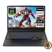 Lenovo Ideapad 3 82S900TWTX09 Harici GeForce RTX 3060 Intel Core i7 12700H 64 GB DDR5 1 TB SSD 15.6 inç FHD Freedos Gaming Laptop CNT010 Çanta