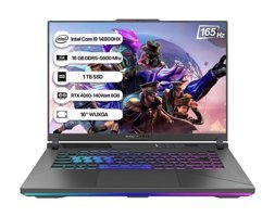Asus ROG Strix G16 Harici GeForce RTX 4060 Intel Core i9 14900HX 16 GB DDR5 512 GB SSD 15.6 inç WUXGA Freedos Gaming Laptop