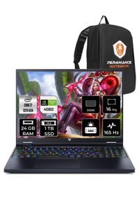 Acer PREDATOR HNQJQEY001 Harici GeForce RTX 4060 Intel Core i7 13700HX 24 GB DDR5 1 TB SSD 16 inç QHD Freedos Gaming Laptop PER4 ÇANTA