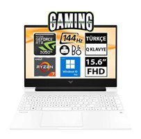 HP Victus 15 71T71EA06 Harici GeForce RTX 3050 AMD Ryzen 7 5800H 16 GB DDR5 512 GB SSD 15.6 inç FHD Windows 10 Pro Gaming Laptop