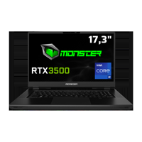 Monster Markut M7 V6.1.2 Harici GeForce RTX 3500 Intel Core i9 13980HX 64 GB DDR5 2 TB SSD 17.3 inç UHD Freedos Gaming Laptop