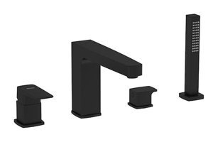 Vitra A4275736 Pirinç Çiftli Aç Kapa Ankastre Banyo Bataryası Siyah