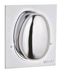 Vitra A41840 Pirinç Çiftli Aç Kapa Ankastre Kare Banyo Bataryası Krom