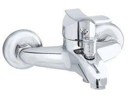 Gms AKD103 Pirinç Çiftli Aç Kapa Solo Kare Banyo Bataryası Krom