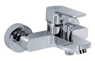 Ideal Standard Ceraplan Pirinç Çiftli Aç Kapa Yarı Ankastre Kare Banyo Bataryası Krom