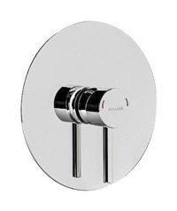 Fause KAB101-1 Pirinç Çiftli Aç Kapa Ankastre Yuvarlak Banyo Bataryası Krom