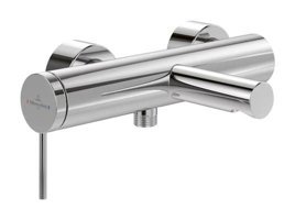 Villeroy & Boch Pirinç Çİftli Aç Kapa Solo Kare Banyo Bataryası Krom