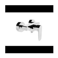 Vitra A42378 Pirinç Çiftli Çevirmeli Solo Kare Banyo Bataryası Krom