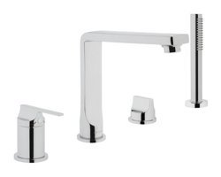 Artema A42529 Krom Kaplama Çiftli Aç Kapa Ankastre Kare Banyo Bataryası Krom