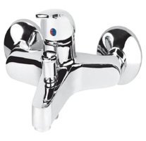 Ç.T.K Pirinç Çiftli Aç Kapa Solo Kare Banyo Bataryası Krom
