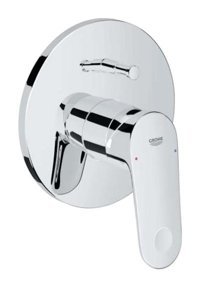 Grohe 19536002 Krom Kaplama Tekli Aç Kapa Yarı Ankastre Kare Banyo Bataryası Krom